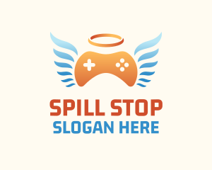 Holy Angel Gamepad logo design