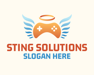 Holy Angel Gamepad logo design