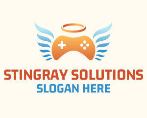 Holy Angel Gamepad logo design