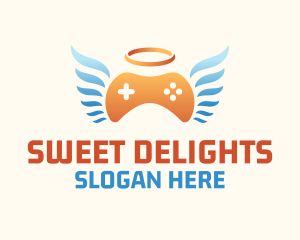 Holy Angel Gamepad logo design