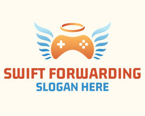 Holy Angel Gamepad logo design