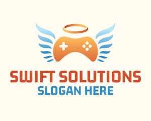 Holy Angel Gamepad logo design