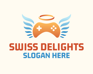 Holy Angel Gamepad logo design