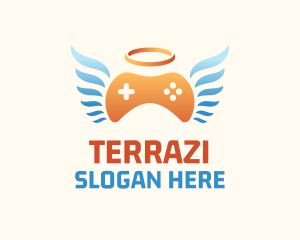 Holy Angel Gamepad logo design