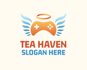 Holy Angel Gamepad logo design