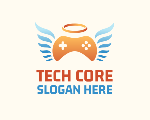 Holy Angel Gamepad logo design