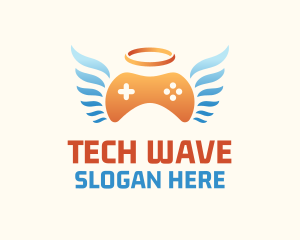 Holy Angel Gamepad logo design