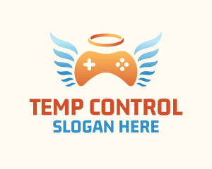 Holy Angel Gamepad logo design