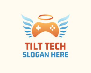 Holy Angel Gamepad logo design