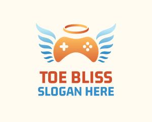 Holy Angel Gamepad logo design