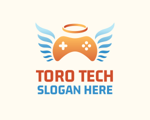 Holy Angel Gamepad logo design