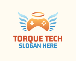 Holy Angel Gamepad logo design