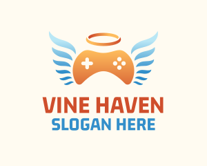 Holy Angel Gamepad logo design