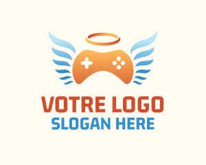 Holy Angel Gamepad logo design