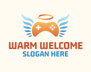 Holy Angel Gamepad logo design