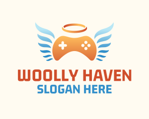 Holy Angel Gamepad logo design