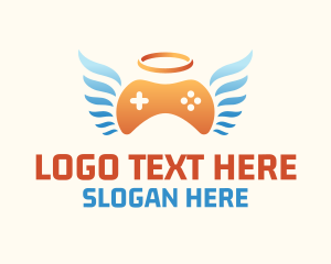 Wii - Holy Angel Gamepad logo design