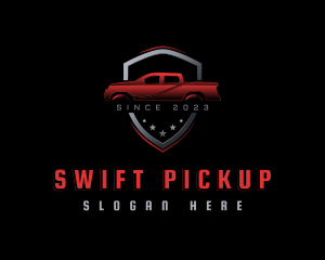 Pickup - Pickup Vehicle Garage logo design