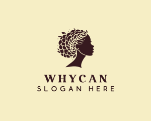 Hairstyle - Woman Hairstyle Salon logo design