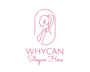 Women Apparel Line Art  Logo