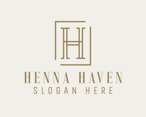 Luxury Elegant Letter H logo design