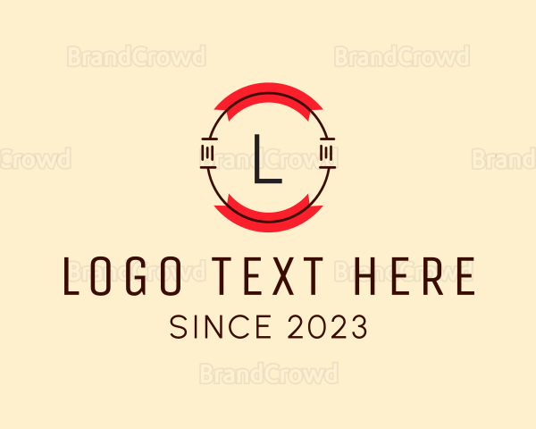 Retro Business Banner Logo