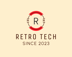 Retro Business Banner logo design