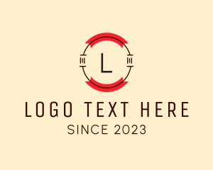 Letter - Retro Business Banner logo design