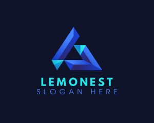 Professional Geometric Triangle Logo