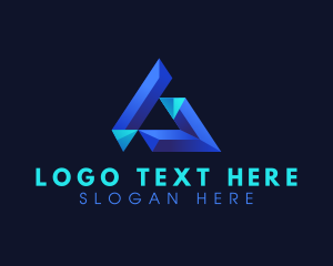 Professional Geometric Triangle Logo