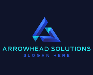 Professional Geometric Triangle logo design