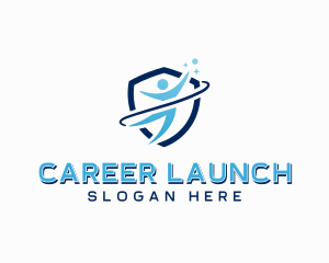 Career - Shield Business Career logo design