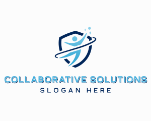 Teamwork - Shield Business Career logo design