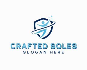 Shield Business Career logo design