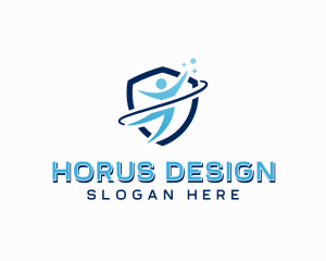 Shield Business Career logo design