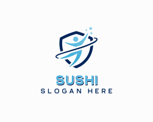 Shield Business Career logo design