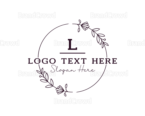 Floral Beauty Cosmetics Logo