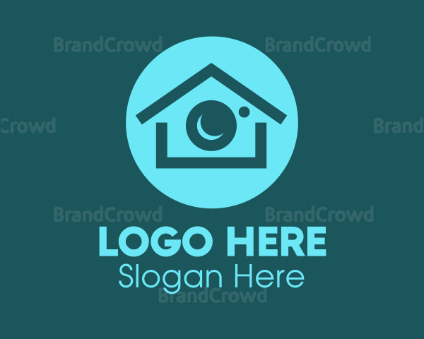 Camera Lens Realty Home Logo