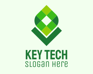 Digital Tech Leaf logo design