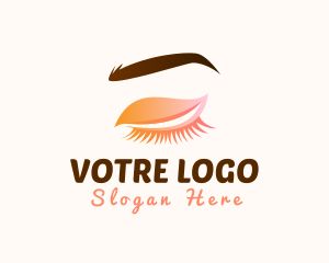 Cosmetics Eyelash Eyebrow Makeup Logo