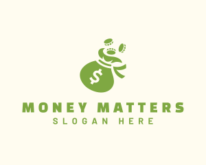 Money Bag Coin Financing logo design