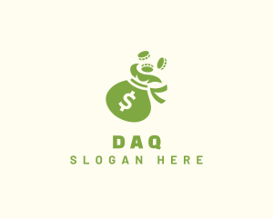 Money Bag Coin Financing logo design