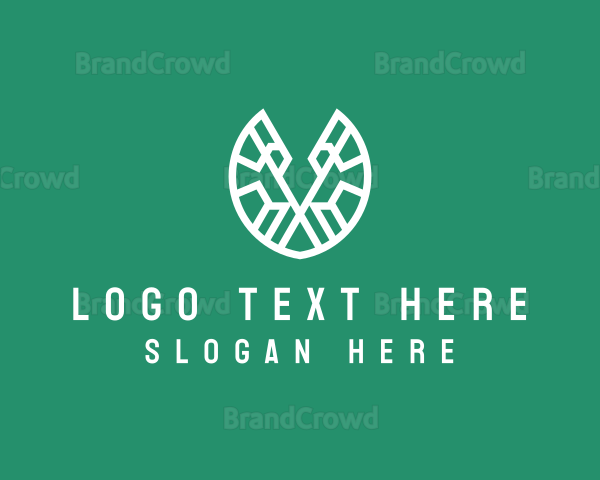 Startup Tech Letter V Logo