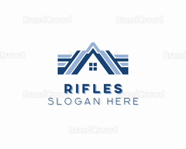 House Roofing Repair Logo