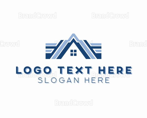 House Roofing Repair Logo