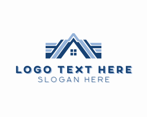 Housing - House Roofing Repair logo design