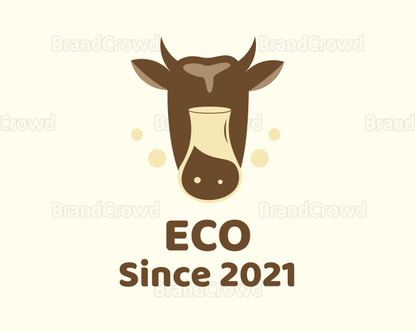 Dairy Cow Milk Logo