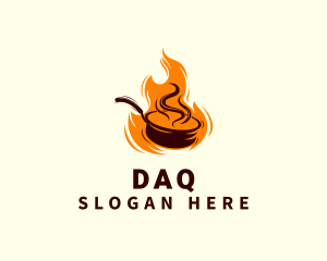 Asian - Flaming Wok Restaurant logo design