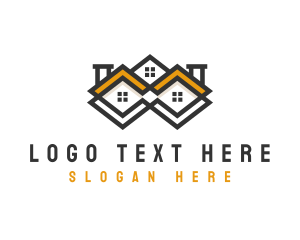 Roofing - House Contractor Roofing logo design