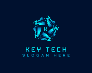 Cyber Technology Programming logo design